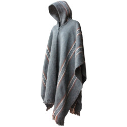 "Illimani" Poncho mit Kapuze
