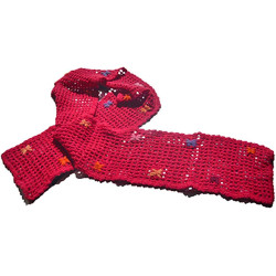 Blühende Schal für Kinder - Reine Alpacawolle