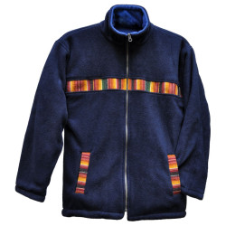 Wendbare Fleecejacke mit Aguayo