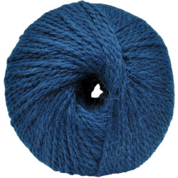 Alpaka und Schafwolle - Blau - 100 gr