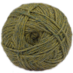 Melierte helles grün - Bulky - Lama/Wolle - 100 gr./163 mt.