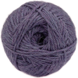 Melierte dunkel Violett - Bulky - Lama/Wolle - 100 gr./163 mt.