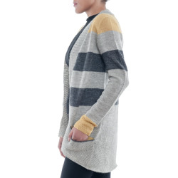 Offene, übergroße Jacke mit Taschen