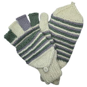 Fäustlinge - Handgestrickt - Größe L