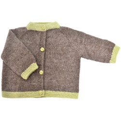 Baby Strickjacke - Alpakawolle