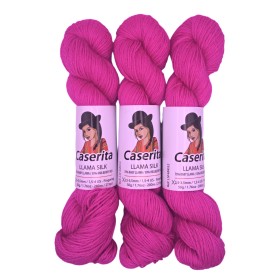 Fuchsia – Baby Lama & Seide – 50 g / 200 m