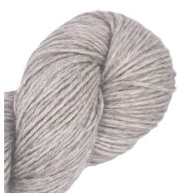 Perlgrau – Baby Lama & Seide – 50 g / 165 m