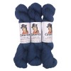 Marineblau – Baby Lama & Seide – 50 g / 200 m