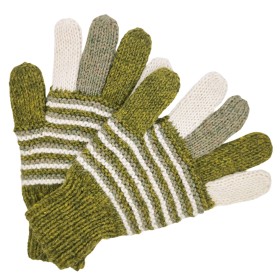 Größe M - Bunte Handschuhe - Handgewebt