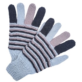 Größe M - Bunte Handschuhe - Handgewebt