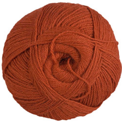 Reine Alpakawolle - Rostrot - 100 gr