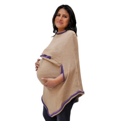 Poncho "Wallaby" - Alpakawolle