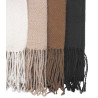 Naturweiß, beige, braun, schwarz